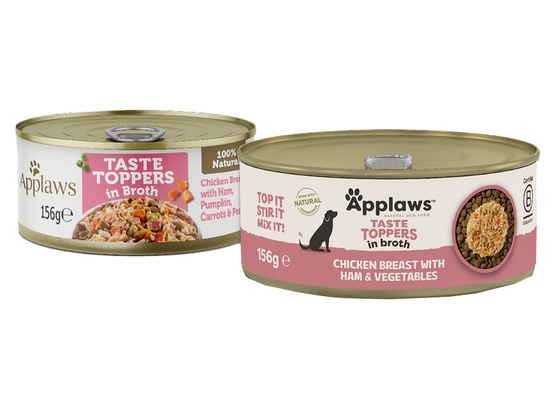 Applaws Dog Taste Toppers puszka z kurczakiem, szynką i warzywami 156g - Image 6
