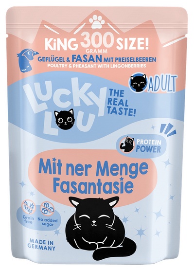 Lucky Lou Lifestage Adult Drób i bażant saszetka 300g - Image 2