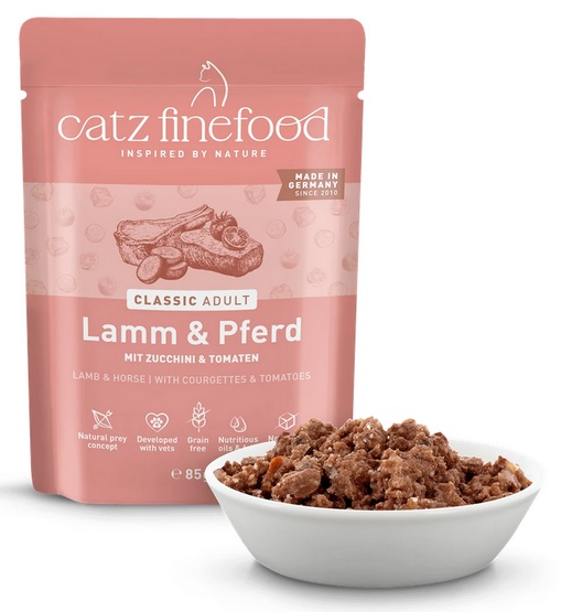 Catz Finefood Classic N.19 Jagnięcina i Konina saszetka 85g - Image 5