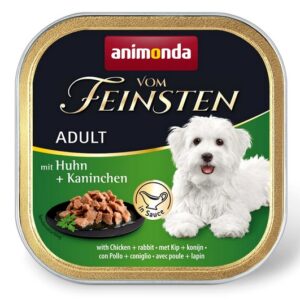 Animonda vom Feinsten Dog Adult Kurczak i Królik w sosie tacka 150g