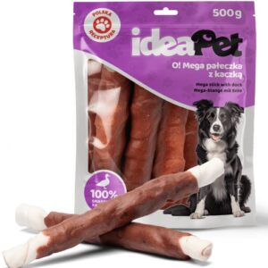IdeaPet Mega pałeczka z kaczką 500g