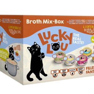 Lucky Lou Extrafood Broth-Mix-Box Multipack w bulionie puszki 12x70g