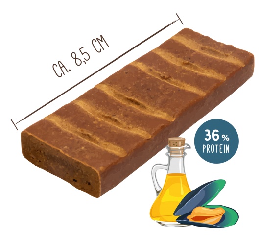 Sammy's Fitness Slice Baton proteinowy Małże i olej z łososia 25g - Image 2