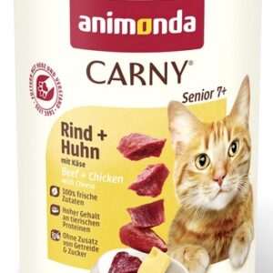 Animonda Carny Senior Wołowina, Kurczak + Ser puszka 400g