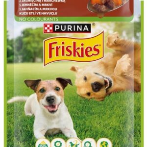 Friskies Dog Adult Jagnięcina i marchewka w sosie saszetka 85g