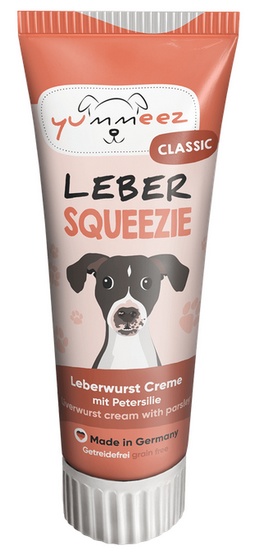 Yummeez Classic Squeezie Wątróbka pasta smakowa do nauki i podawania leków 75g