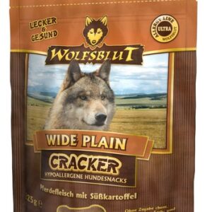 Wolfsblut Dog Cracker Wide Plain - konina i bataty 225g