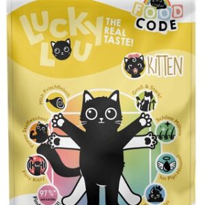 Lucky Lou Food Code Lifestage Kitten Drób & Kurczak 340g