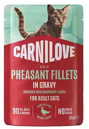 Carnilove Cat Pheasant - bażant w sosie saszetka 85g