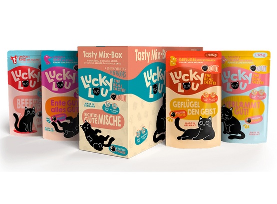 Lucky Lou Lifestage Adult Tasty Mix-Box saszetki 12x125g - Image 3