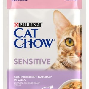 Purina Cat Chow Sensitive Łosoś saszetka 85g