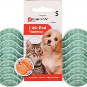 Flamingo Lick Pad Mata antystresowa S zielona