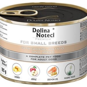 Dolina Noteci Premium Pies Mały Gęś, ziemniaki i jabłko puszka 185g