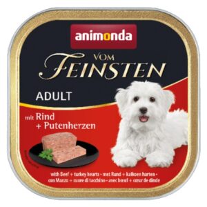 Animonda vom Feinsten Dog Wołowina i Serca Indyka 150g
