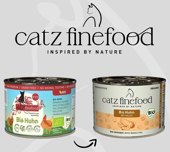 Catz Finefood Organic Bio Kurczak (N.503) puszka 200g - Image 3
