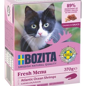 Bozita z Krewetkami kawałki w sosie kartonik 370g