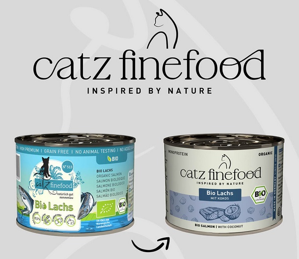 Catz Finefood Organic Bio Łosoś (N.513) puszka 200g - Image 3