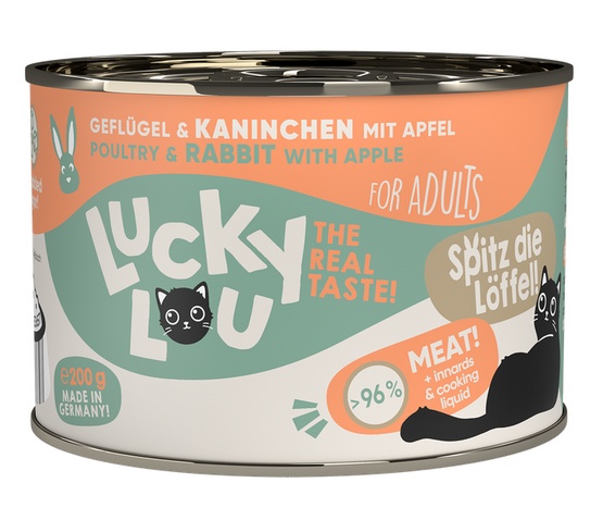 Lucky Lou Lifestage Adult Drób i królik puszka 200g - Image 3