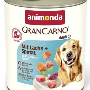 Animonda GranCarno Original Adult Lachs Spinat Łosoś + Szpinak puszka 800g