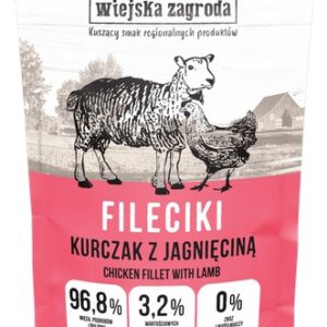 Wiejska Zagroda Kot Fileciki kurczak z jagnięciną saszetka 85g