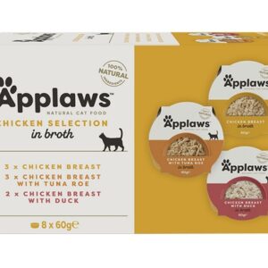 Applaws miseczki dla kota Chicken Selection Multi Pack 8x60g