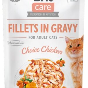 Brit Care Cat Fillets In Gravy Choice Chicken saszetka 85g