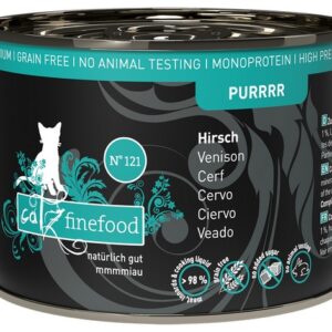 Catz Finefood Purrrr N.121 Jeleń puszka 200g