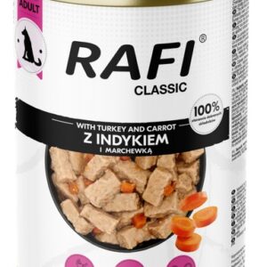 Rafi Pies Classic Indyk i marchewka w sosie 1240g