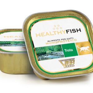 Healthy Meat Kot Mono Pstrąg tacka 90g