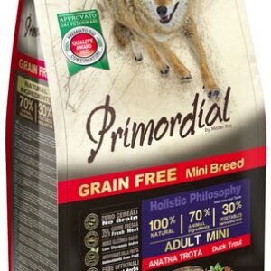 Primordial Dog Grain Free Mini Adult Duck & Trout 6kg