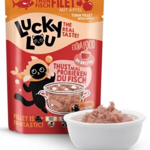 Lucky Lou Extrafood Tuńczyk i jabłko w bulionie saszetka 70g