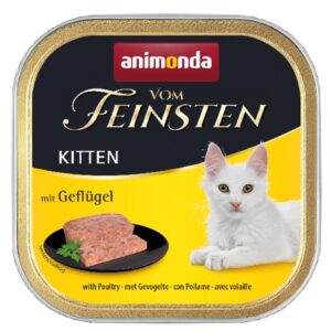 Animonda vom Feinsten Cat Kitten z Drobiem tacka 100g