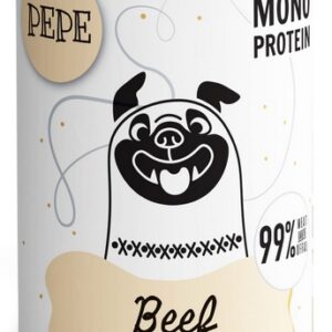 Paka Zwierzaka PEPE Beef (wołowina) puszka 400g